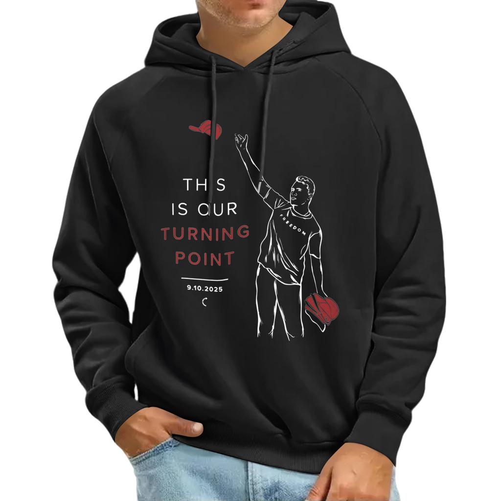 Men's Raglan Long Sleeve Hooded Sweatshirt