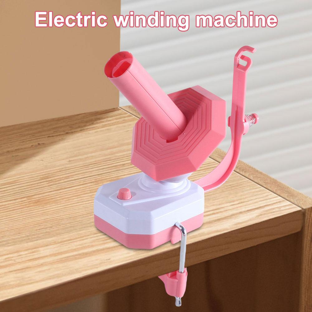 Electric Yarn Ball Winder Automatic Yarn Cake Winder Yarn Spinner Yarn Roller for Knitting Lovers