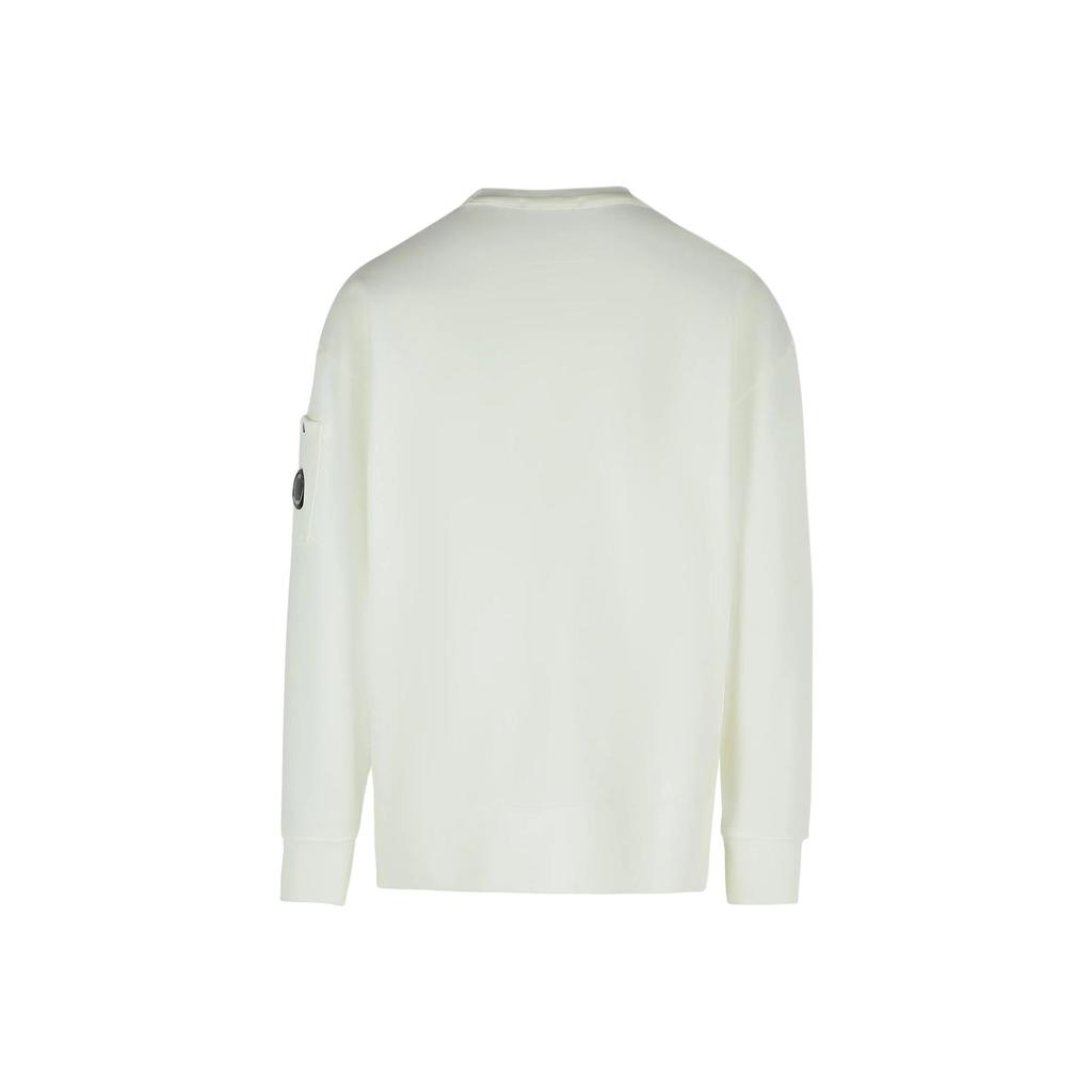 C.P. Company Ribbed Crew Neck Long Sleeve Sweatshirt Men Sweatshirts 19CMSS058A006372G103