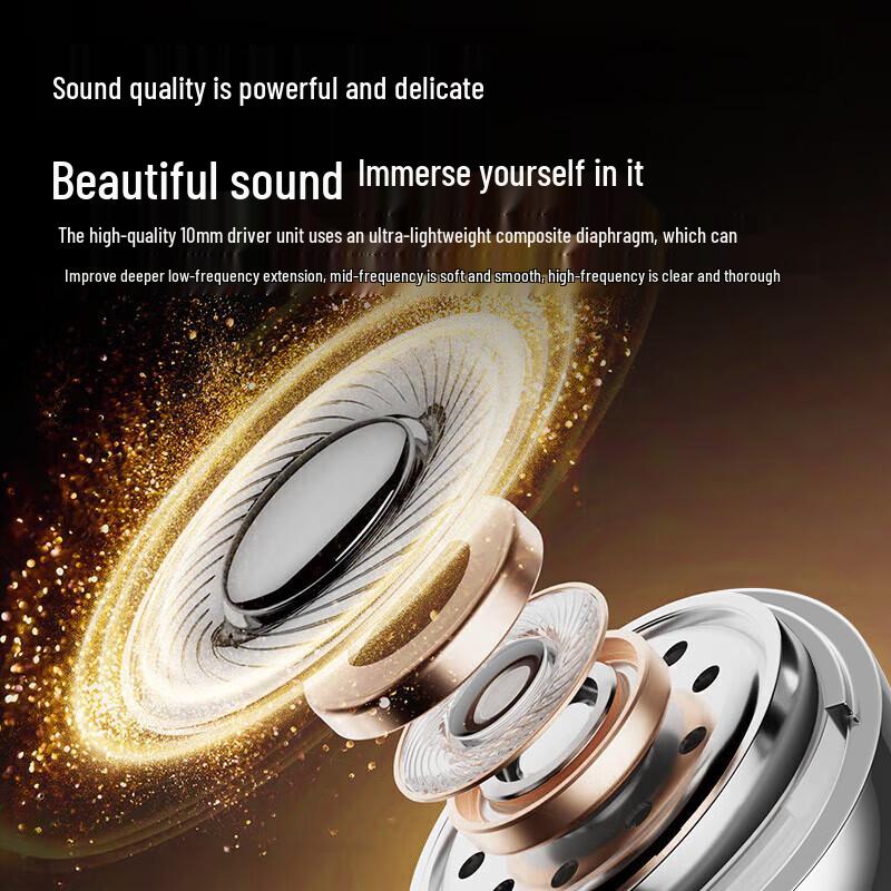 Lenovo RS107 Smart Touch Open-Ear Clip-On Bluetooth Earbuds