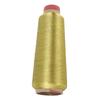 Sewing Thread HardWearing Household Polyester Yarns for DIY Embroidery Machine Project(Gold )