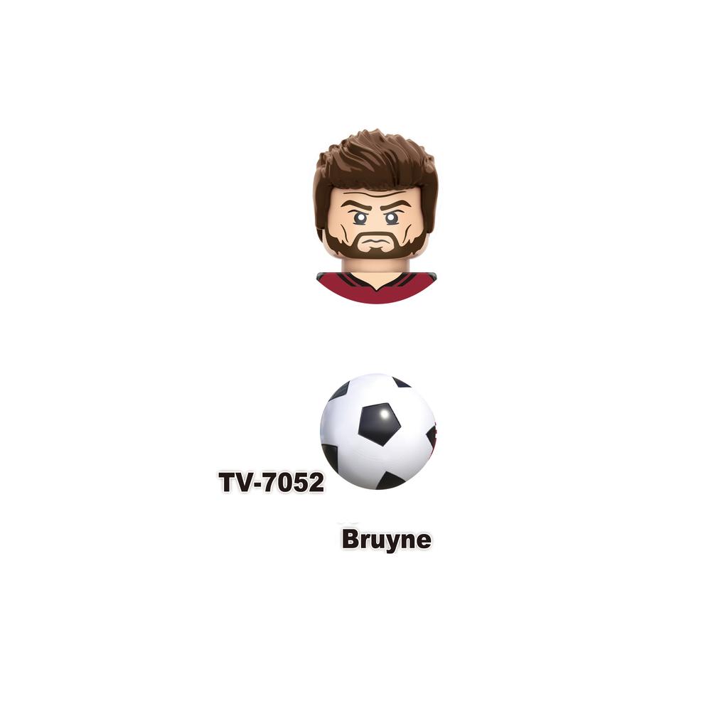 TV6506 TV6507 Action Toy Figures Football Players Assemble Bricks Building Blocks Gifts For Children Kids Small Dolls