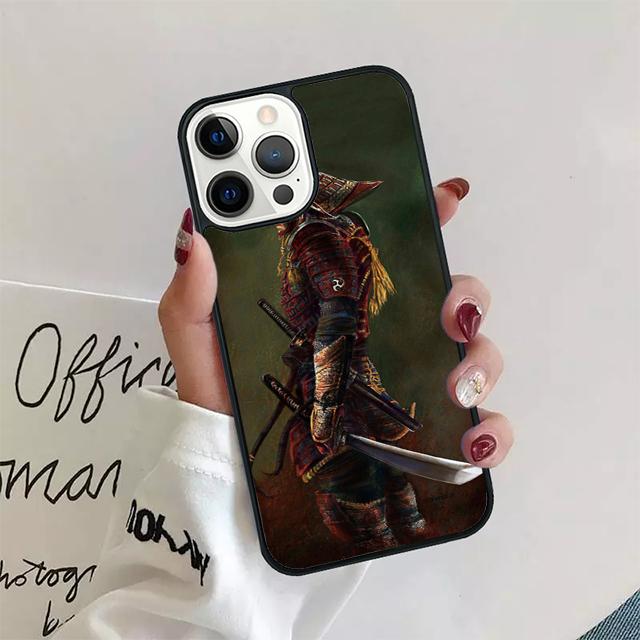 Samurai Krieger Schale Hülle Für iPhone 17 Air 15 16 14 13 12 Pro Max 11 Pro Max Plus Handyhülle Abdeckung