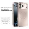 ABEEL For iPhone 17 Pro Case Compatible with MagSafe TPU PC Cooling Matte Phone Back Cover with Lens Film