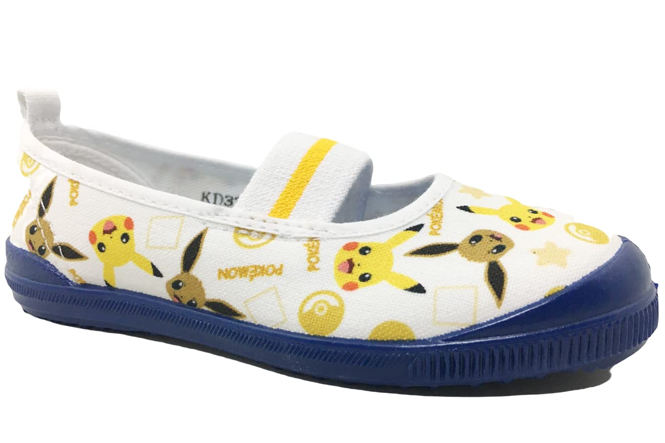 

S05 Size 2E Pokémon Kids Indoor/School Shoes, Navy, 18.0 cm,