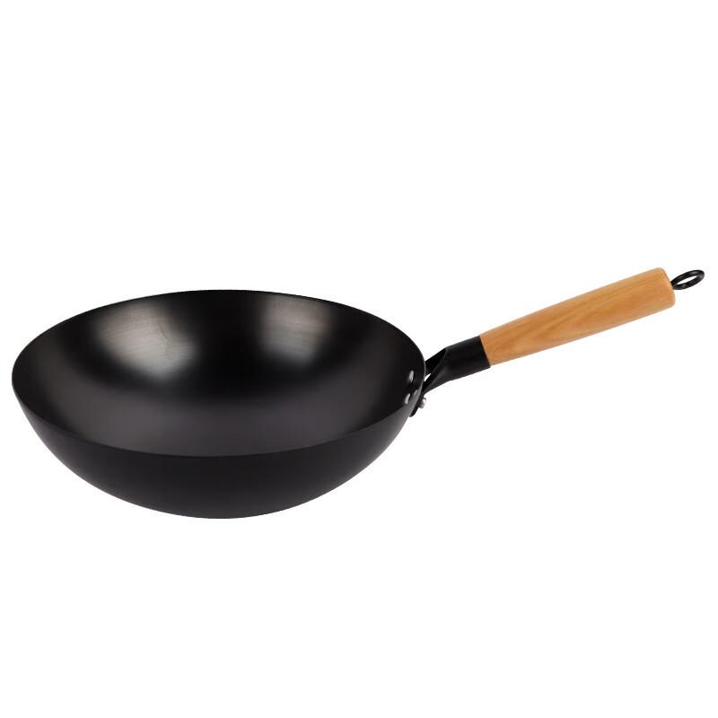 Wutuo 36cm Hand-Forged Iron Stir-Fry Wok