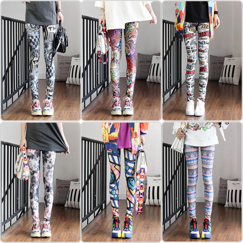Doiaeskv Spring Autumn Fashion Leggings Sexy Casual Colorful Leg Warmer Fit Most Sizes Leggins Pants Trousers Women'S Leggings