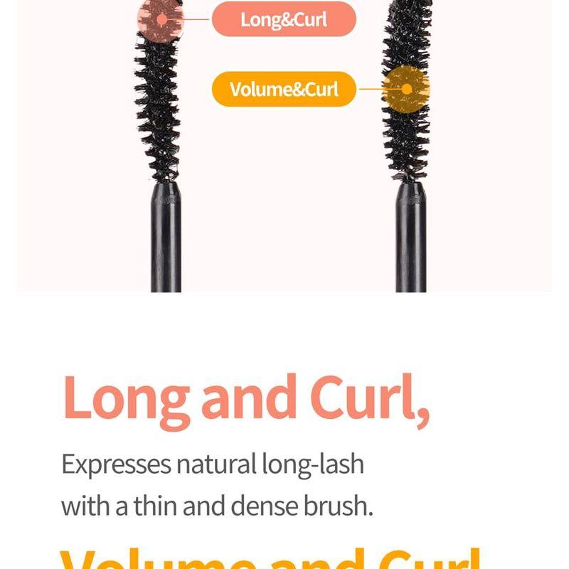 COSNORI - Dynamic Setting Washable Mascara - 2 Types