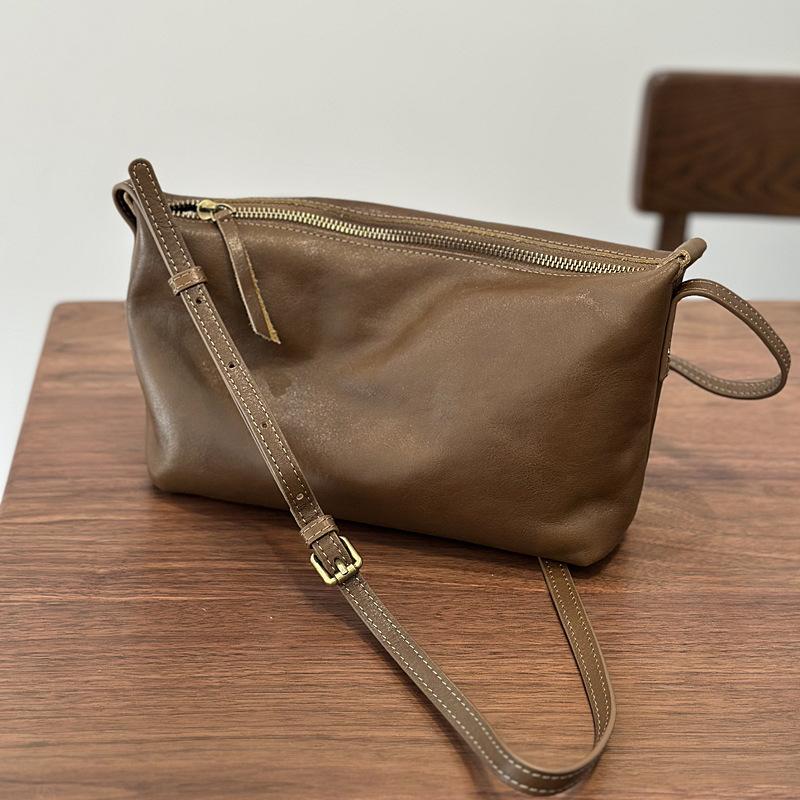 Johnature Ekte Lær Allsidig Dame Liten Veske Mykt Kuskinn Lett Skulder Crossbody Vesker