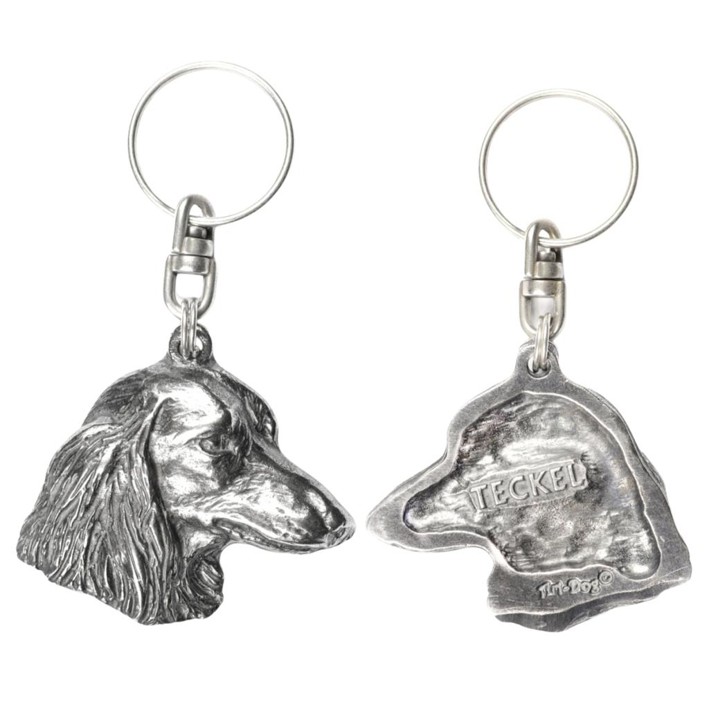 Dachshund Wire-haired, Wiener Dog, Badger Dog Silver-plated Dog