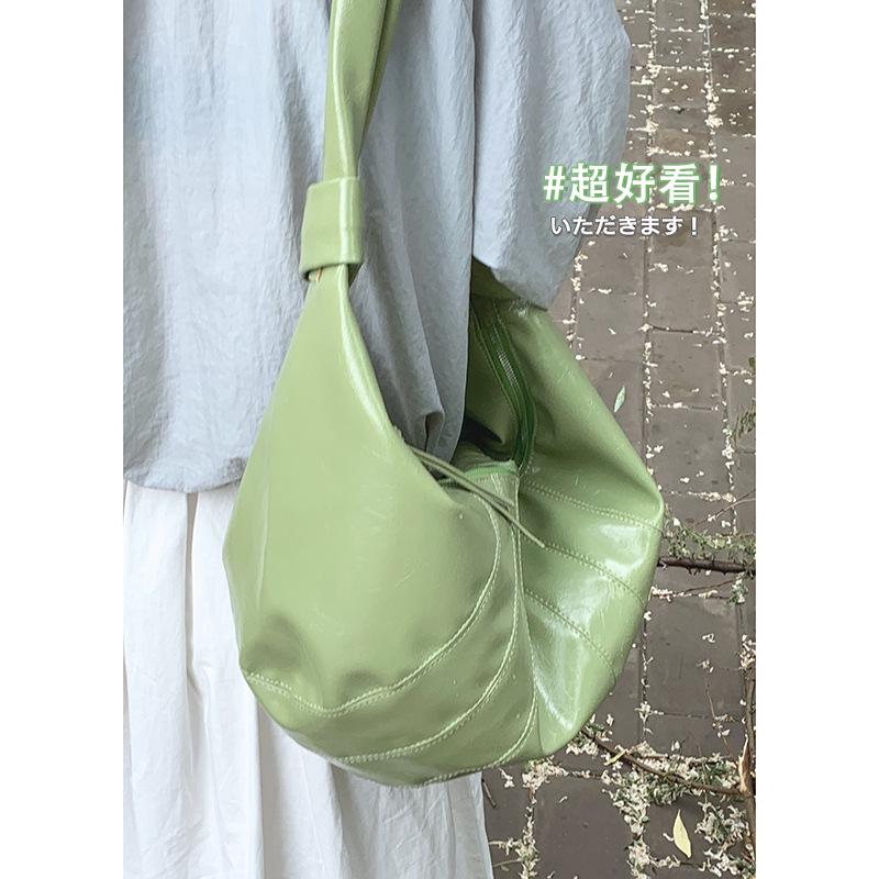 Retro Crossbody Bag Female Niche High-end Underarm Bag 2025 New Large-capacity Dumpling Bag Soft Shoulder Bag