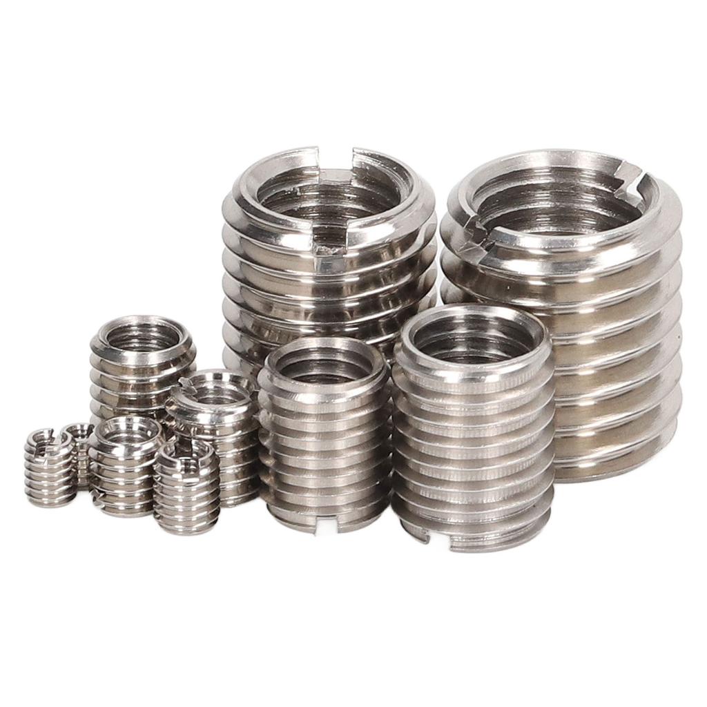 41 Pcs Thread Repair Insert Assortment Kit Stainless Steel M2 To M14 Thread Repair Insert with Storage Box