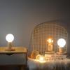 Retro dřevěná stolní lampa E27 zásuvka Vintage držák podstavce stolní lampy EU zástrčka Dekorace noční lampy Dřevěná podnož Stolní lampa 220V 110V