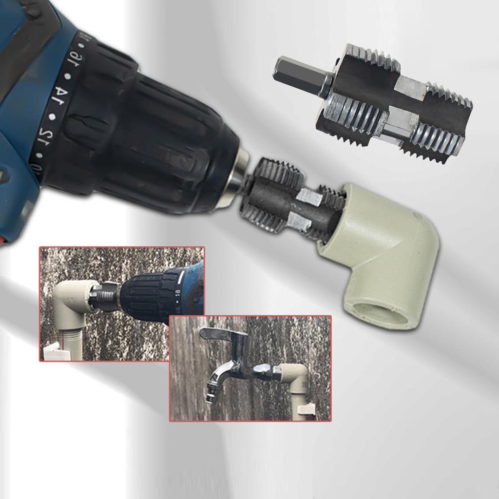 Deschizător de filet intern pentru țevi de apă, filet conic pentru țevi de robinet, deschizător de filet pentru țevi din plastic PVC