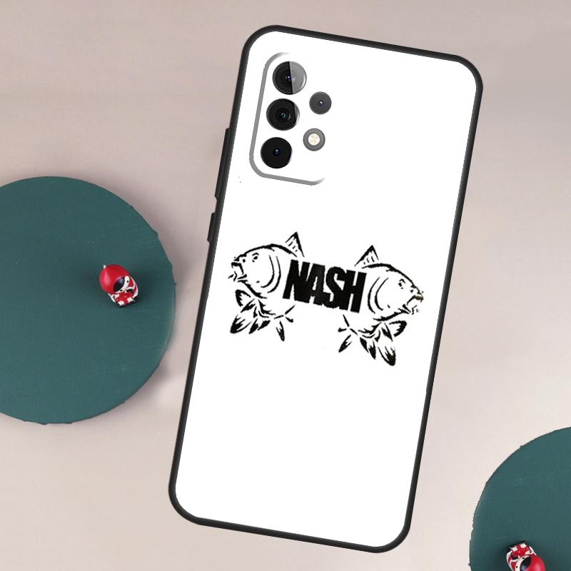 Nash Fishing Logo Cover For Samsung Galaxy A54 A34 A24 A14 A13 A23 A33 A53 A73 A51 A71 A12 A22 A32 Case