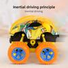 Graffiti Inertia Offroad Car For Kids Plastic Toy Vehicle With Large Wheels And Stunt Features