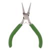 Round Nose Pliers Green Nonslip Handle Effort Saving Carbon Steel Sturdy Rustproof Durable Widely