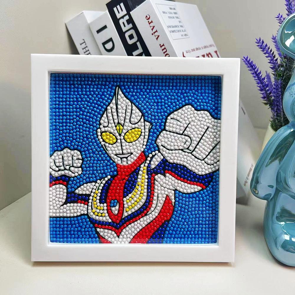 Children'S Diamond Painting Handmade Diy Masonry Painting Cartoon Diamond Sticker Bedroom Living Room Decorative Painting Photo Frame