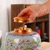 Enamel Tea Caddy Gift Set