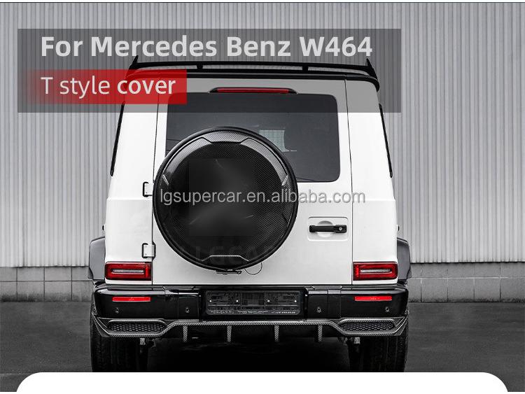 Mercedes-Benz G-Class Carbon Fiber Shark Fin Spare Tire Cover (W464/W463 G350/G500/G65/G63)