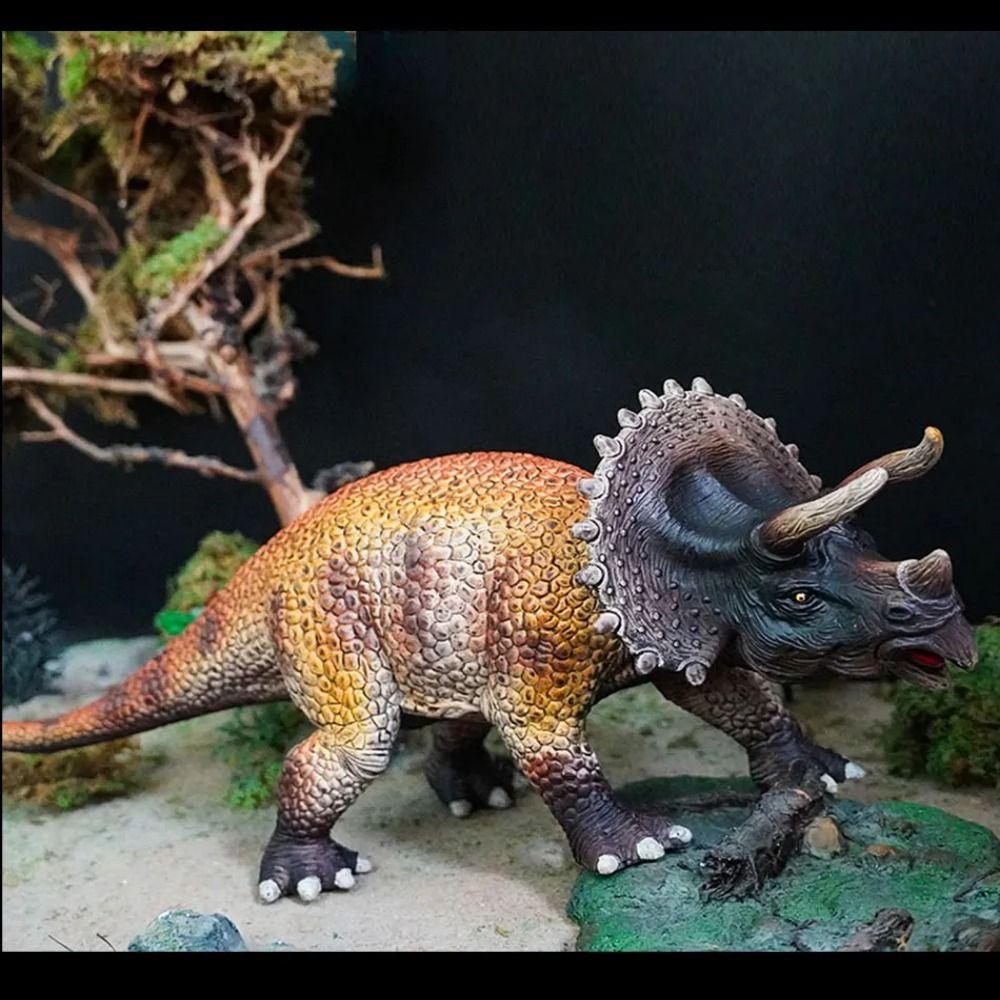 Rubber Dinosaur Model Multiple Sizes Dinosaur Action Figures Tyrannosaurus  Scene Decoration