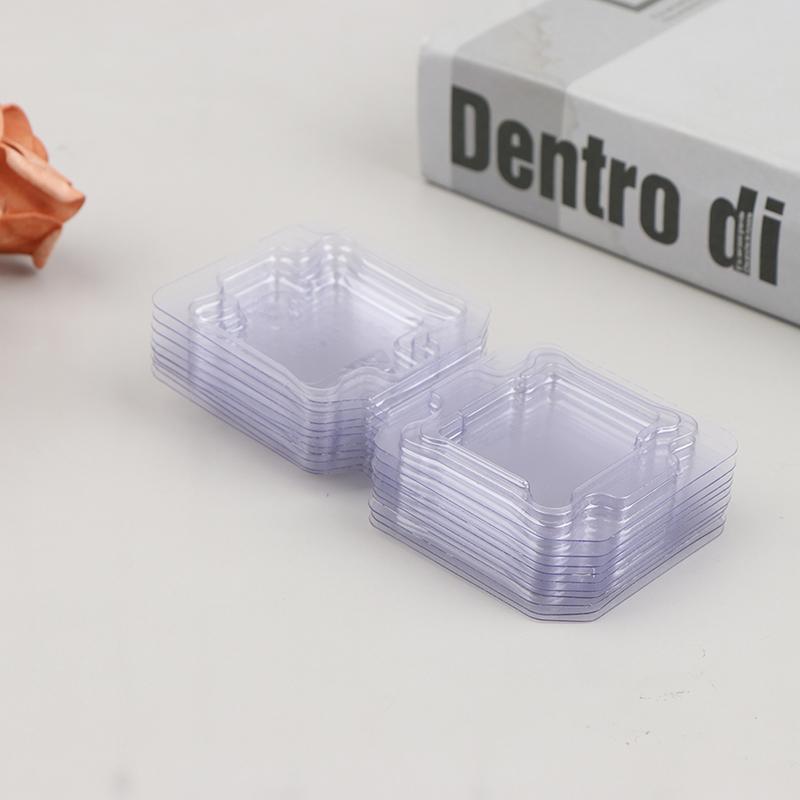 10Pcs Cpu Box Cpu Plastic Protective Case Cpu Clamshell Tray Case Container