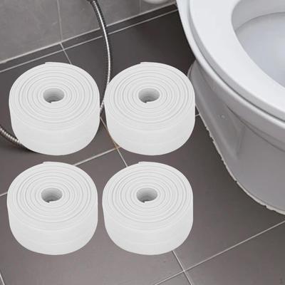 4PCS Waterproof Sealing Tape Edge Protector, Multipurpose Caulking Sealant Tape, Caulk Strip for