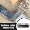Precision Flex Angle And Arc Marking Tool Angle Steel Pipes Bending Marking Tool Welding Square Pipe Marking Pipe Cutting Guide