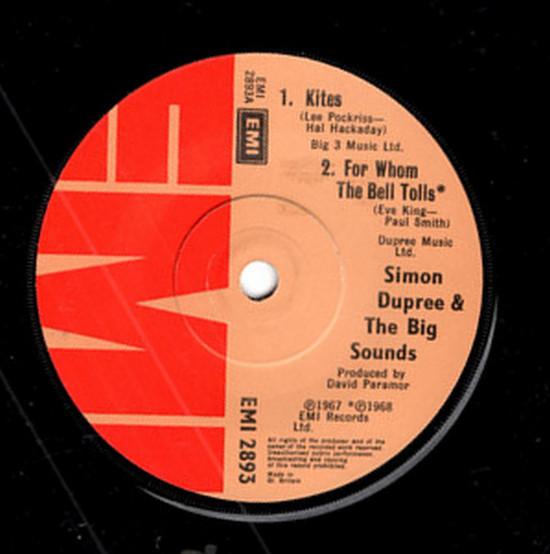 

7inch Record SIMON DUPREE THE BIG SOUND Simon Dupree And The Big Sound EMI2893 EMI UK Rock Used