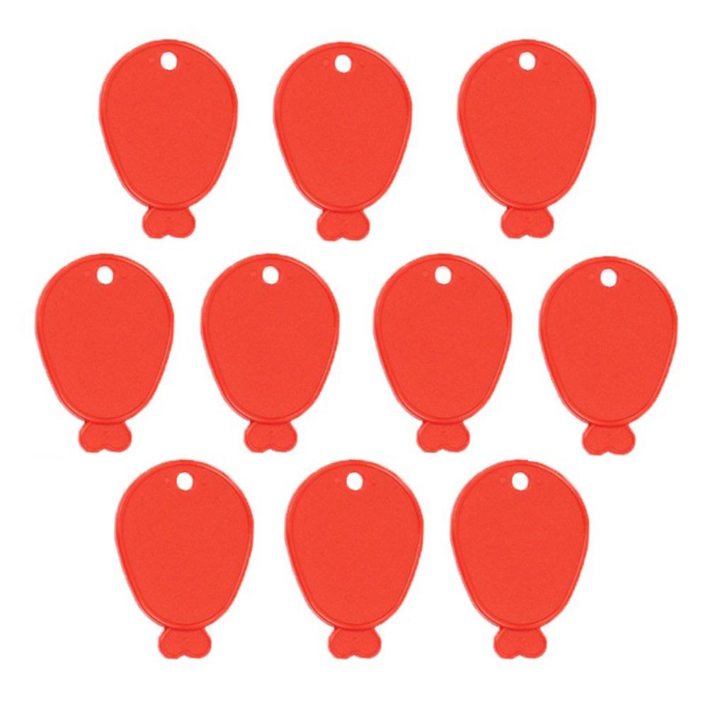10pcs Cute Plastic Balloon Weights Bright Color Reusable Balloon Hanging Colorful Anti-floating Gravity Blocks Balloon
