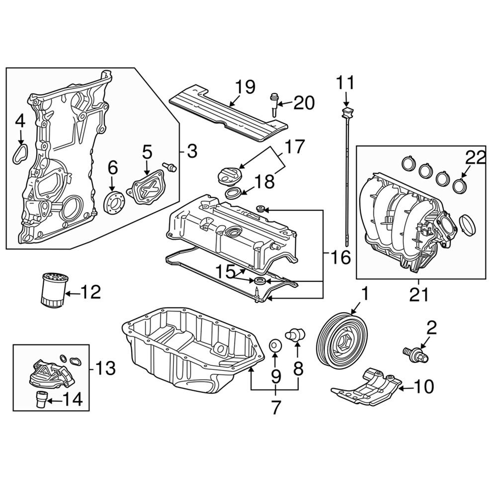 Valve Cover Gasket Set Kit for Honda 2008-2012 Accord 2.4L 2012-2014 CRV 2.4L