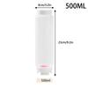 Sauce Dispenser Large Capacity Double Head Squeeze Bottle Kitchen Olive Oil Bottle Dispenser Storage Bottle Kitchen Utensils