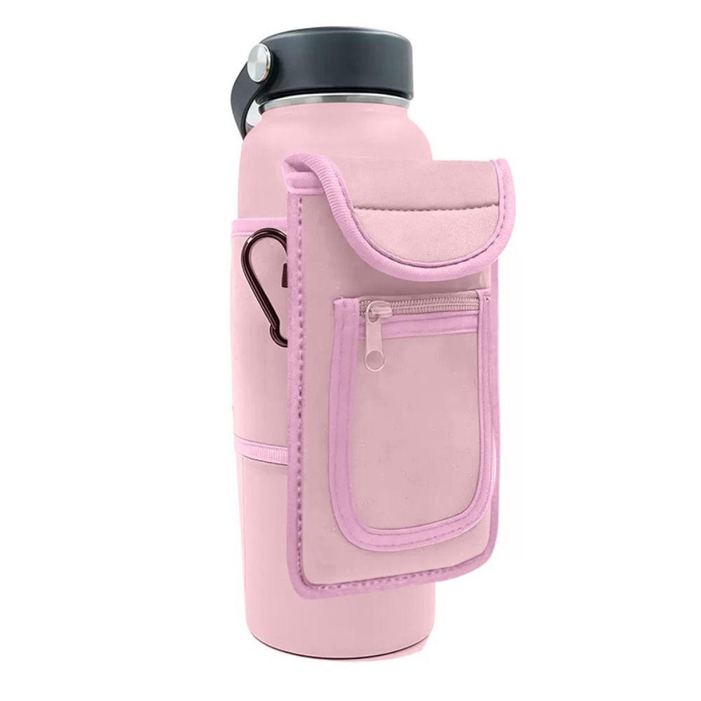With Phone Holder Gym Bottle Pouch Exercise Equipment Water Bottle Carrier Holder  Gym Accessories