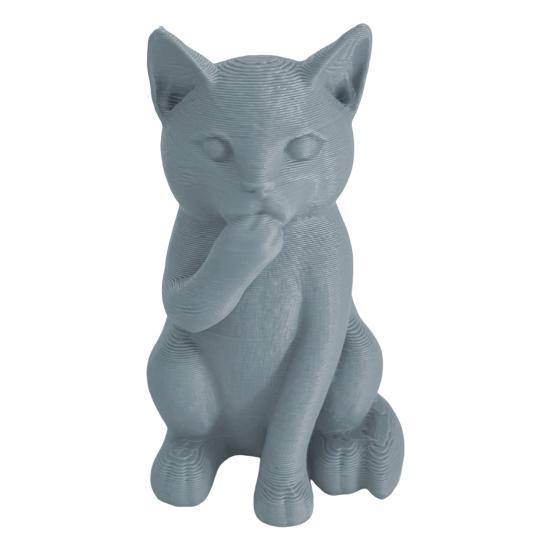 3D-gedruckte Katzenfigur Kätzchen Hören Sprechen Sehen Kein Böses Statue Miniatur Katzenornament Geschenk für Katzenliebhaber zur Schreibtisch-, Regal-, Schrankdekoration