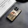 S-Spirited CARTOON A-Away Phone Case For IPhone 17 Air 16 E Pro Max 15 14 13 Mini 12 Pro 11 Max Plus Black Glass Cover