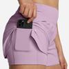 Under Armour Solid Color Elastic Sports Casual Shorts Women Shorts Purple 1376936-543