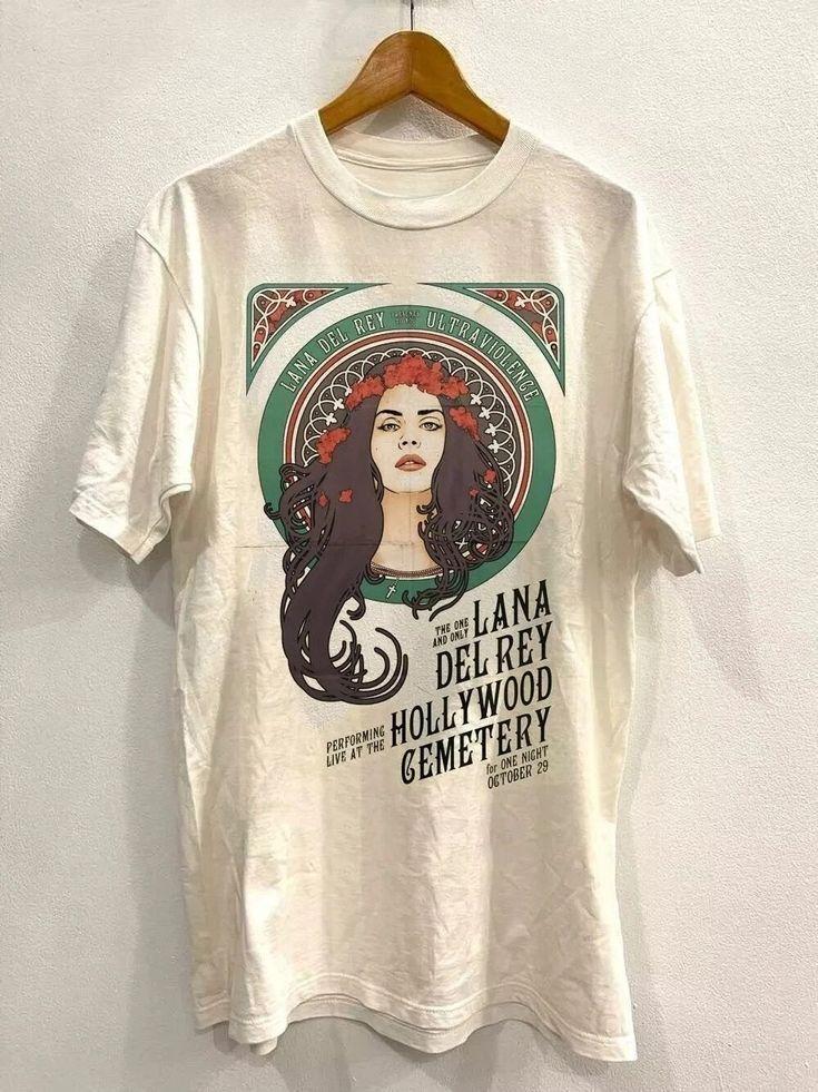 

Lana Del Rey 90s Short Sleeve Unisex Basic Style T shirt classic NH20910 Unisex T-Shirt XXXL