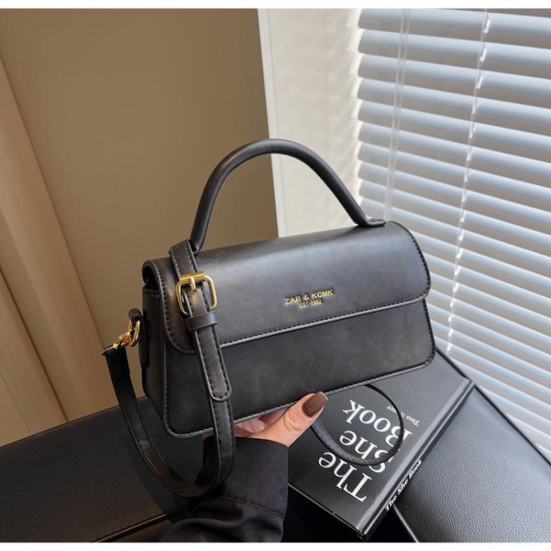 Retro Small Bag Women's Bag New Fashion Autumn and Winter Shoulder Messenger Bag High-end Portable Small Square Bag