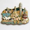 China Metal Fridge Stickers Hangzhou Souvenirs Huangshan Tianjin Guilin Guangxi Wuhan Xi An Zhangjiajie Fridge Magnets Gifts