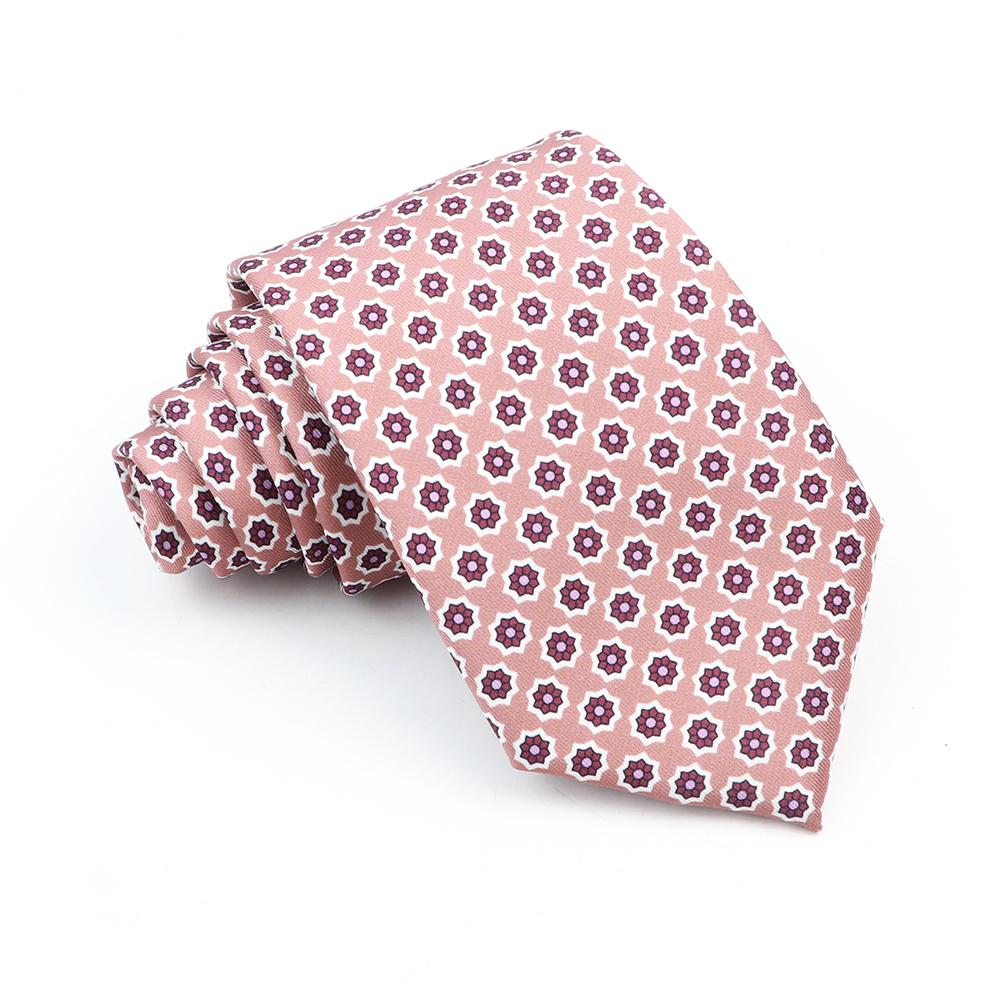 Supermjuka bohemiska sidenpolyesterslipsar för män Nyhet Design Bröllopskontor Företag Gravata tryckt slipspresent