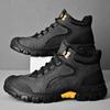 High-quality Men's Mountaineering Boots Waterproof and Anti Slip Outdoor Sports Travel Shoes Hiking Boots Men Winter Snow Boots