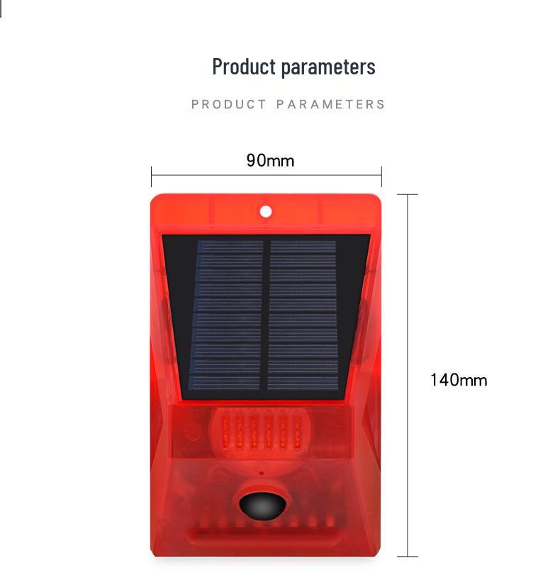 Solarbetriebener Wildtieralarm & Licht zum Schutz von Bauernhöfen