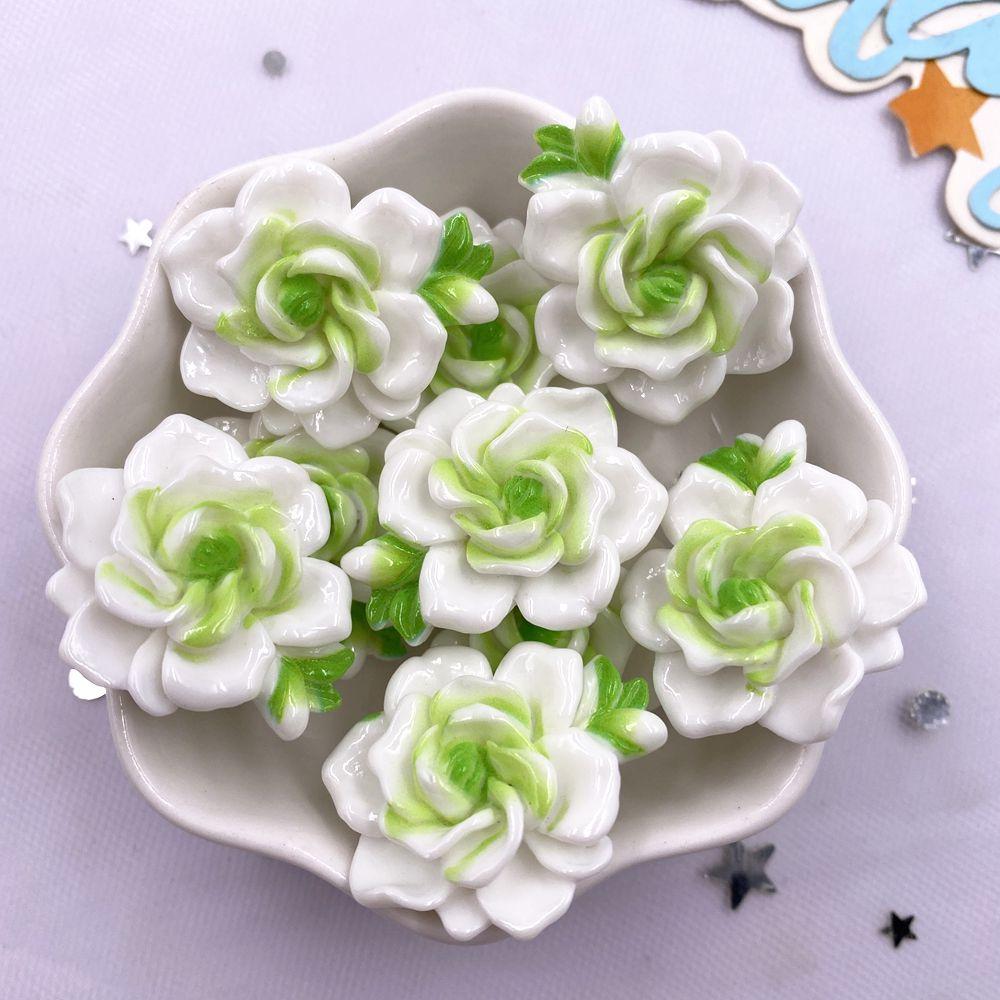 

10 ШТ. Смола Каваи Красочный Расписной Подсолнух Лотос Хризантема Плоская Спинка Цветок Камень Фигурка Скрапбукинг Бант Декор DIY Материалы для Рукоделия