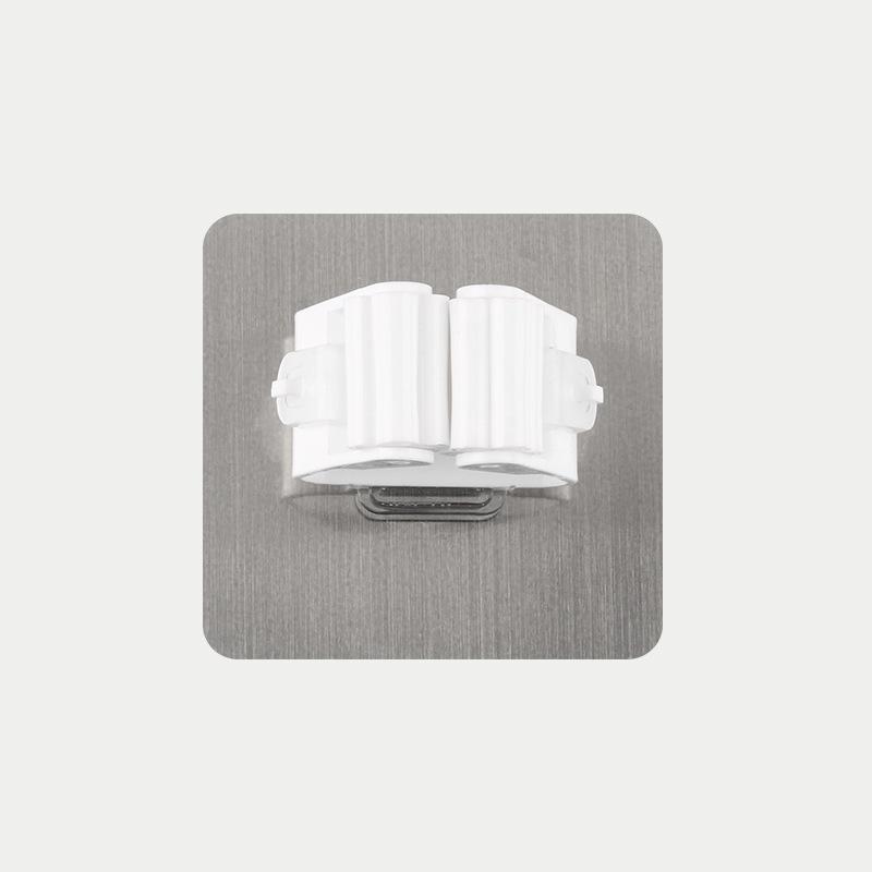 Factory Price Wall Hook Strong Adhesive Kitchen Mop Holder Home Essentials Bathroom Hanger Brush Broom Hook