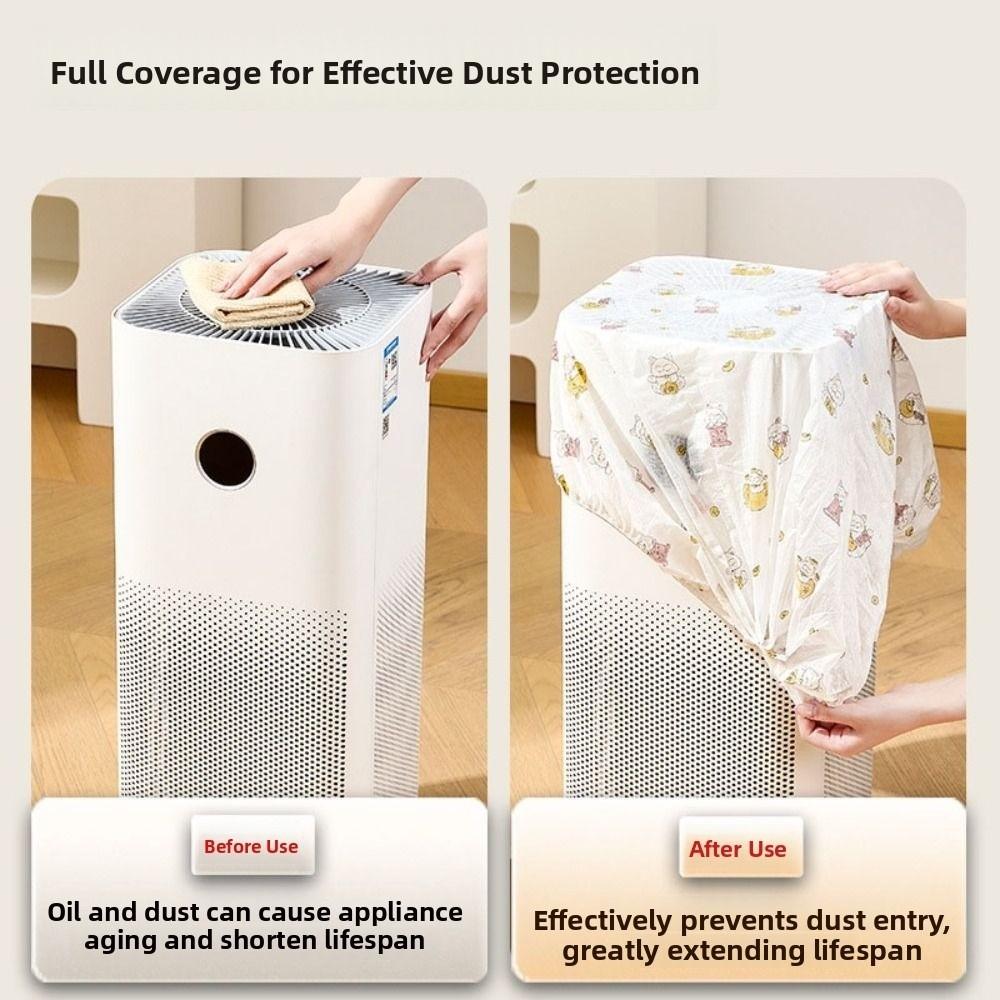 10Pcs Disposable Electric Fan Cover for Air Conditioner Rice Cooker Microwave Oven