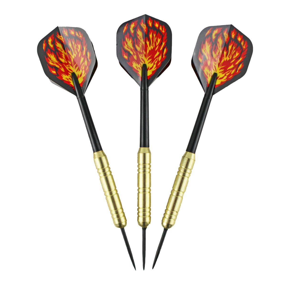 Pfeile Dartpfeile Zielscheibe Sisal Stahl Steeltip 21G Set 3Stk