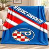 GNK Dinamo Zagreb deka Flísová deka Měkká útulná plyšová přehoz na pohovku postel Lehká domácí dekorace Venkovní kempování