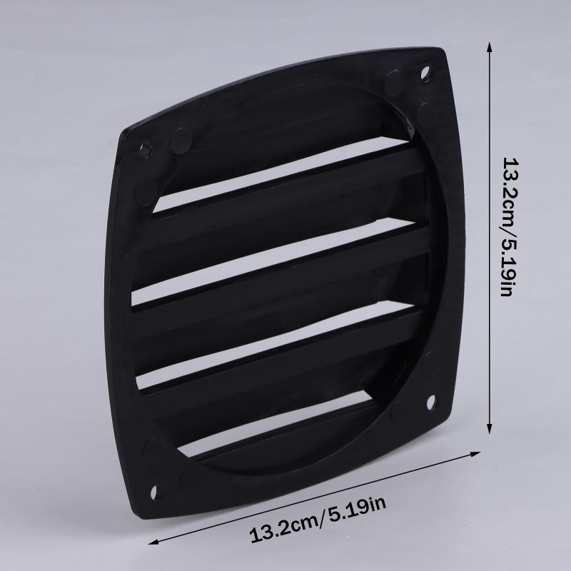 1Pcs Boat Louvered Vent Replace Square Air Vent Grill Ventilation Ducting Cover Outlet Vent For Marine Rv