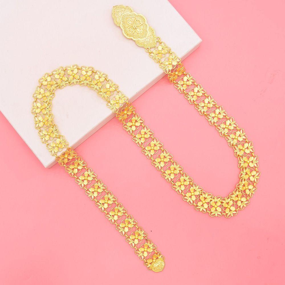 Metal Ethnic Style Belt Tassel Dance Dress Belt Chains Classic Gold Belt  Festival Accessory