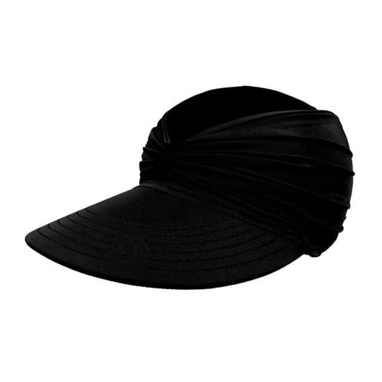 

Women Sun Hat Empty Top Design Elastic Band UV Protection Hat with Ponytail